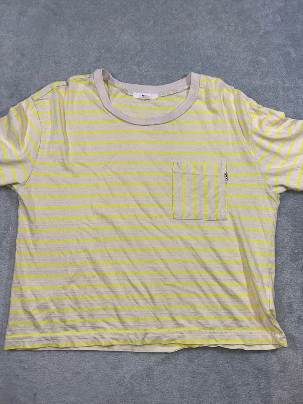 Striped vans tshirt size medium